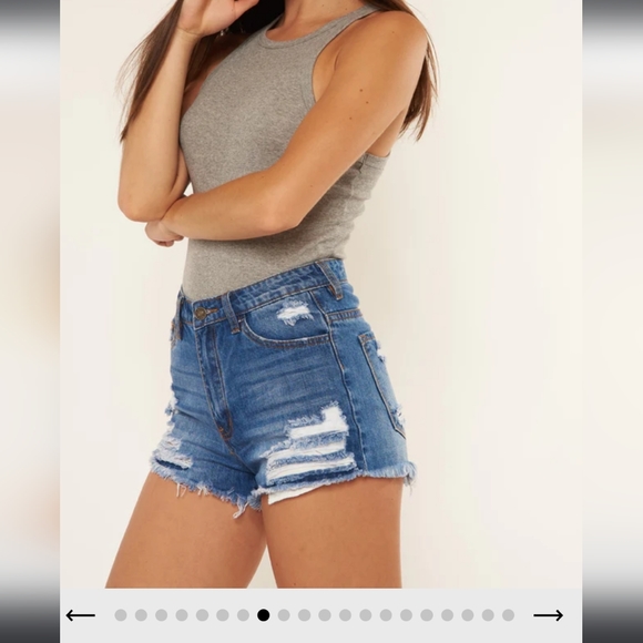 Jean Shorts - Picture 1 of 6